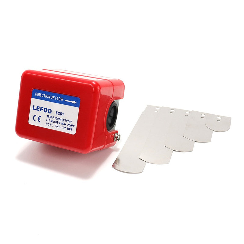 Cargue la imagen en el visor de la galería, Interruptor de Flujo Tipo Paleta LEFOO FS51-11, Conexión 1" NPT