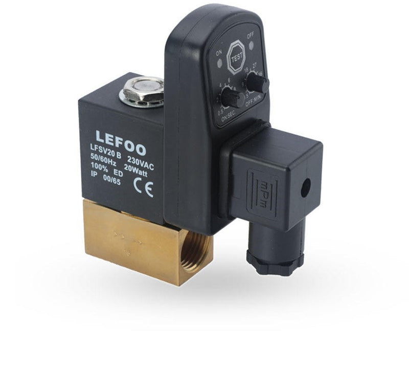 Cargue la imagen en el visor de la galería, Válvula Solenoide de Purga Automática LEFOO LFSV20-B 110 V, Conexión G 1/2"