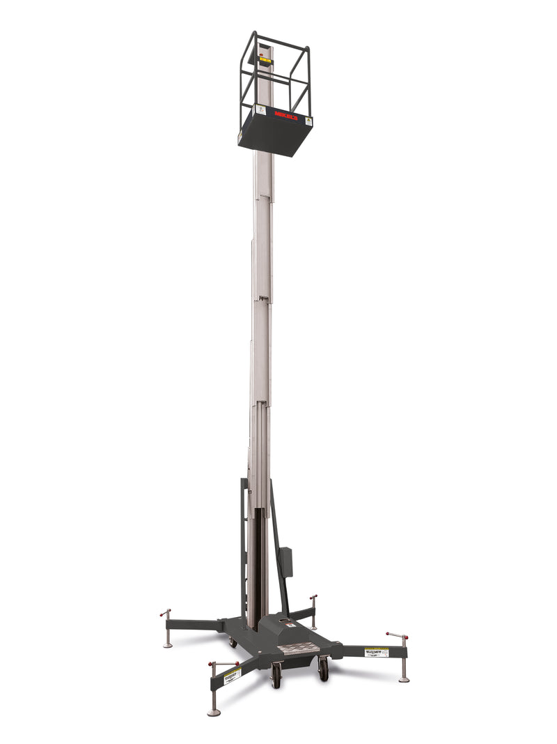 Cargue la imagen en el visor de la galería, Plataforma Elevadora Eléctrica 9 m PEE-9 con Mástil de Aluminio 24V