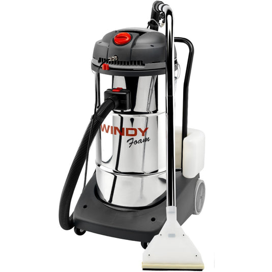 Lavatapiceria , Aspiradora de polvo-liquido , Inyeccion Extraccion con Sistema de Limpieza de Espuma , MOD WINDY265 IE FOAM , LAVOR - HNL INDUSTRIAL TOOLS