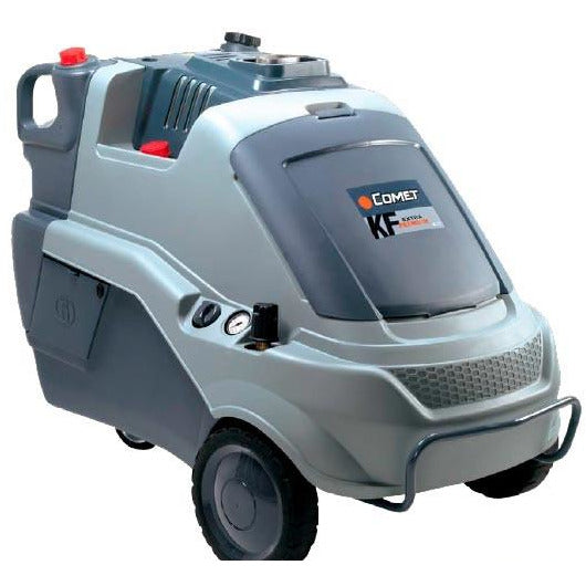 Hidrolavadora para agua caliente , Trifase 10HP , Caudal 18 l/m , 1400 RPM , MOD KF-EXTRA 10.18 , COMET - HNL INDUSTRIAL TOOLS