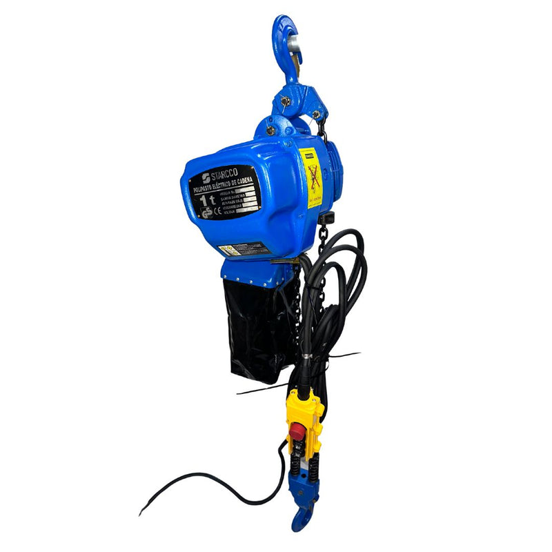Cargue la imagen en el visor de la galería, Polipasto Eléctrico de Cadena 1 TON 115V Monofásico 6 m
