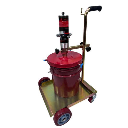 Carrito para bomba de grasa para cubeta marca STARCCO