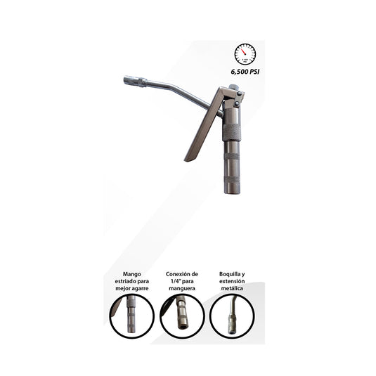 Pistola manual para control de grasa 6,500 PSI ERKCO 636-111