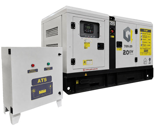 Generador Diésel 20 kW con ATS Automático – SKU 700-20