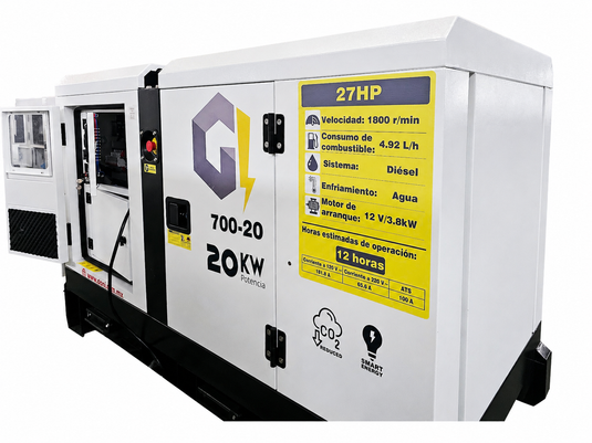 Generador Diésel 20 kW con ATS Automático – SKU 700-20