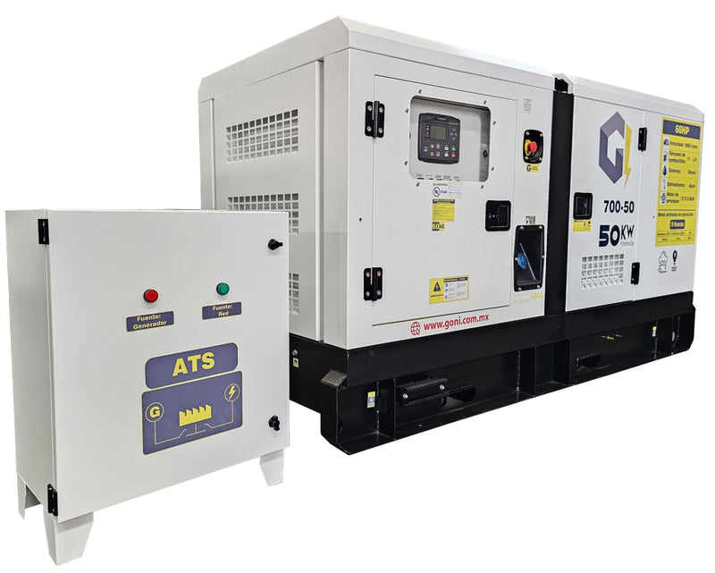Cargue la imagen en el visor de la galería, Generador Diésel 50 kW con ATS Automático – SKU 700-50
