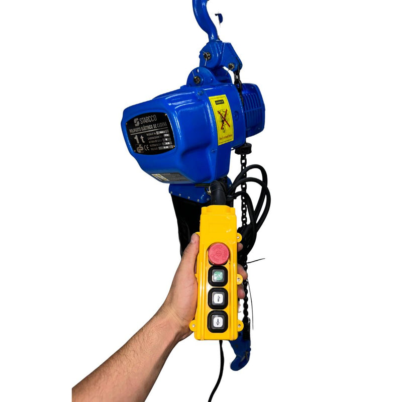 Cargue la imagen en el visor de la galería, Polipasto Eléctrico de Cadena 1 TON 115V Monofásico 6 m

