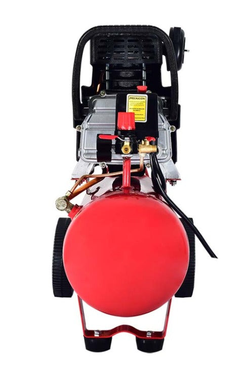 Compresor de aire de pistón, tanque de 28 litros, 3.5 HP