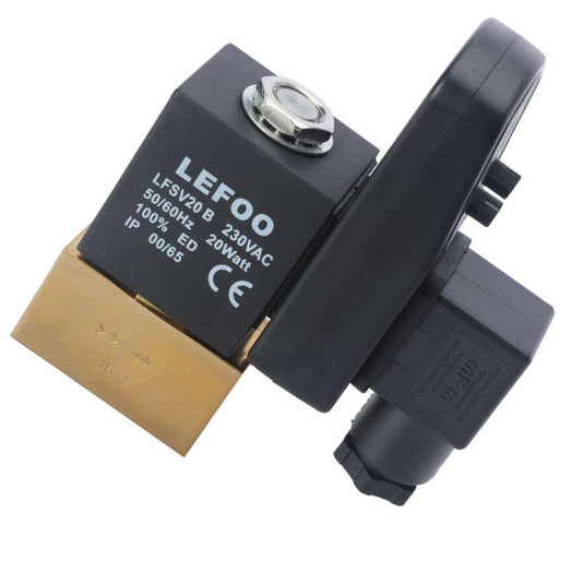 Válvula Solenoide de Purga Automática LEFOO LFSV20-B 110 V, Conexión G 1/2"