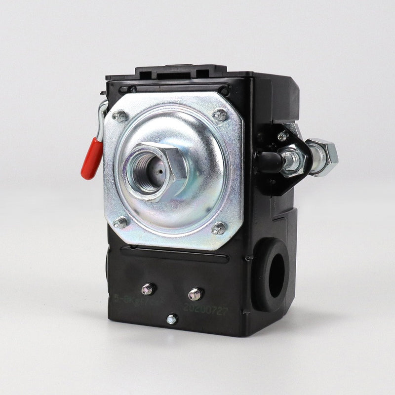 Cargue la imagen en el visor de la galería, Interruptor de Alta Presión para Compresor LEFOO LF10 140–175 PSI, 4 Puertos 1/4" NPT

