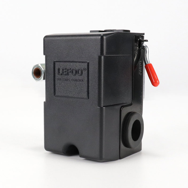 Cargue la imagen en el visor de la galería, Interruptor de Alta Presión para Compresor LEFOO LF10 140–175 PSI, 4 Puertos 1/4" NPT
