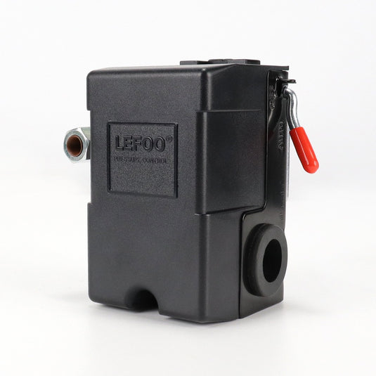 Interruptor de Alta Presión para Compresor LEFOO LF10 140–175 PSI, 4 Puertos 1/4
