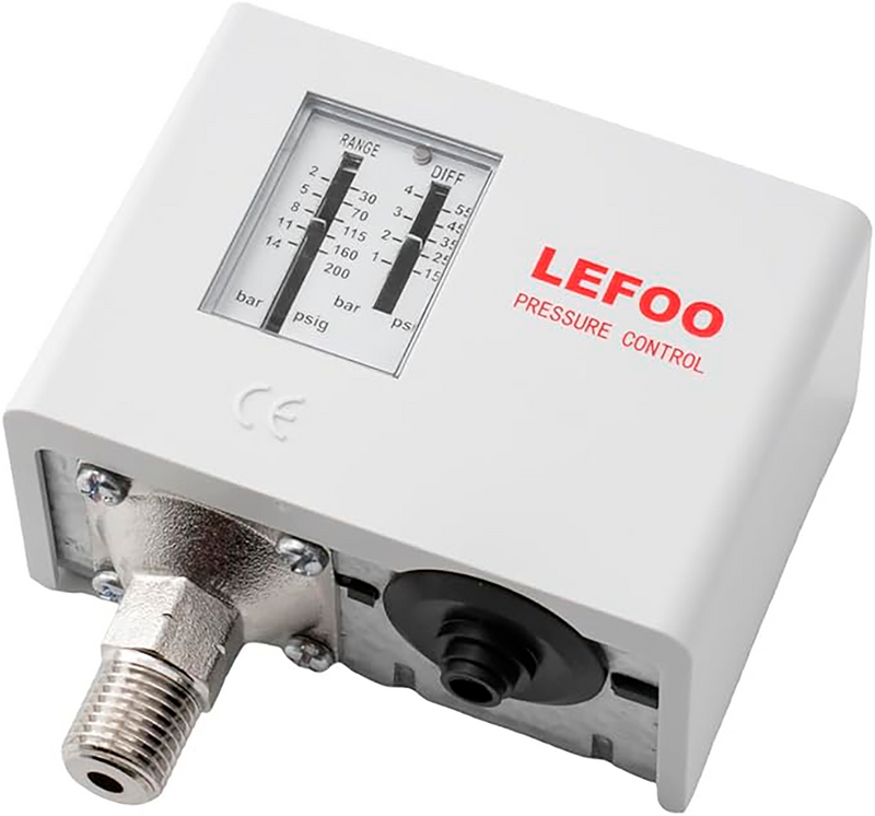 Cargue la imagen en el visor de la galería, Interruptor de Presión Ajustable LEFOO LF5508 8 Bar, Conexión 1/4" Flare
