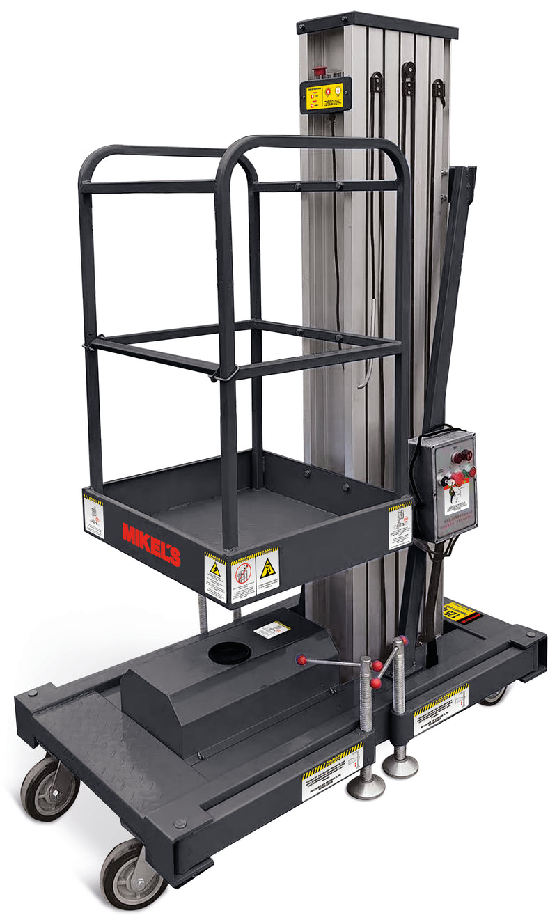 Cargue la imagen en el visor de la galería, Plataforma Elevadora Eléctrica 6 m PEM-6 con Mástil de Aluminio 110V
