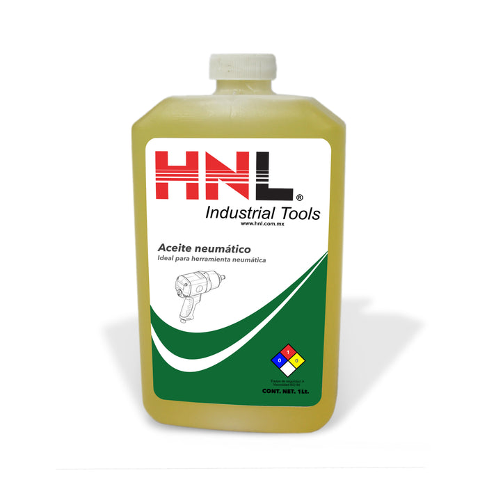 Aceite para herramienta neumatica, 1 Litro MOD. 273272HNL - HNL INDUSTRIAL TOOLS