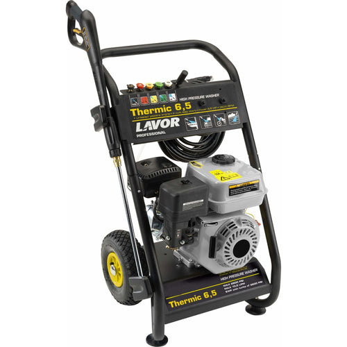 Hidrolavadora de agua fria con motor a gasolina , RPM 3600 , 200 BAR , Cargo de entrega 630 l/h , MOD THERMIC 6.5 , LAVOR - HNL INDUSTRIAL TOOLS