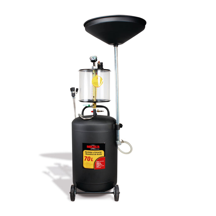 Recibidor extractor de aceite , Capacidad 70 lts , MOD RENA-70 , MIKELS - HNL INDUSTRIAL TOOLS