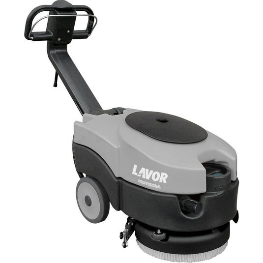 Fregadora Operador Apeado , Traccion mecanico , Alimentacion 12 V , MOD QUICK 36B , LAVOR - HNL INDUSTRIAL TOOLS