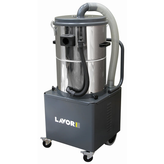 Aspirador de polvo-liquido industriales , Caudal 97 l/s , Potencia absoluta 2200 W , MOD DMX80 1-22 S , LAVOR - HNL INDUSTRIAL TOOLS