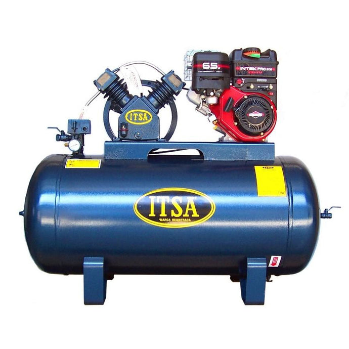 Compresor a gasolina de 6.5 HP, 227 Litros MOD. I-2116-HLG, ITSA - HNL INDUSTRIAL TOOLS