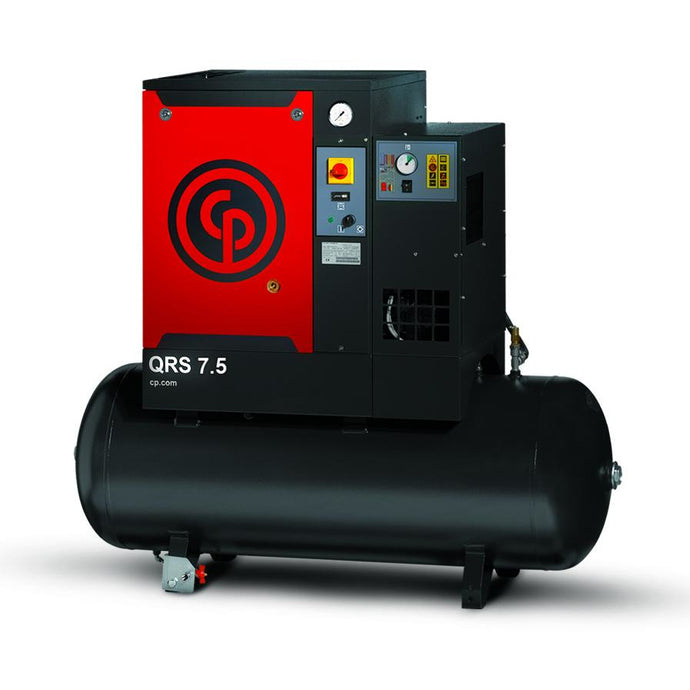 Compresor de Aire de Tornillo, 7.5 HP, 60 Galones, Secador Integrado