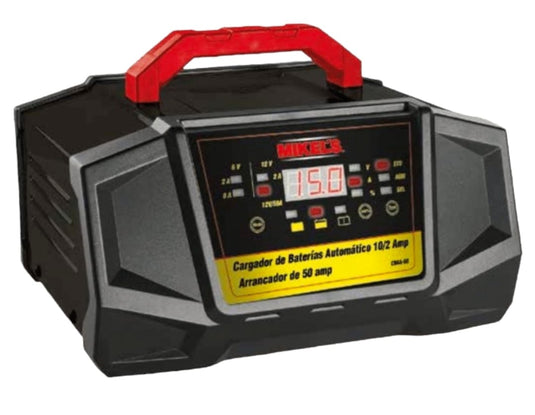 Cargador de baterias automatico con arrancador 2/10/50 Amp , MOD CBAA-50 , MIKELS