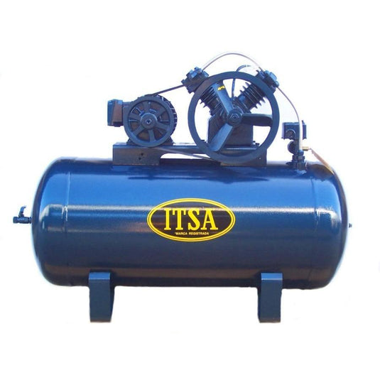 Compresor de aire de pistón, tanque de 227 litros, 1.5 HP, 125 PSI