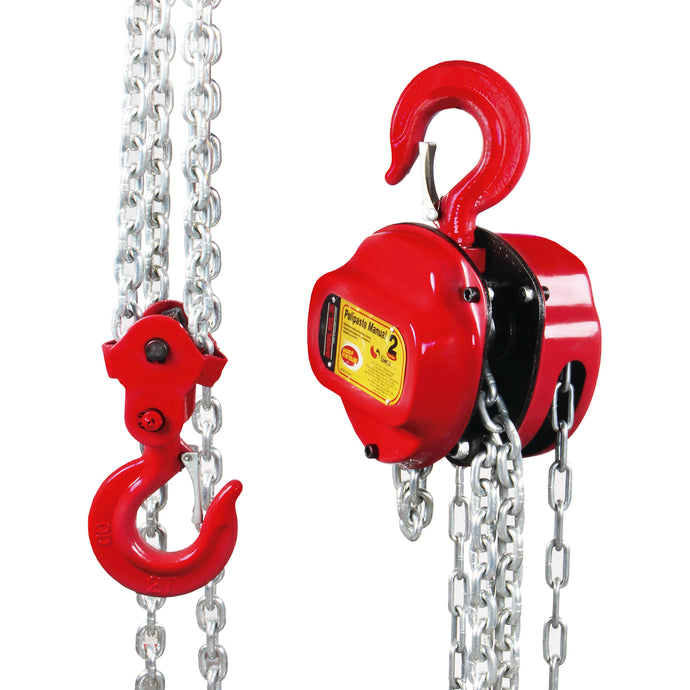Polipasto manual de cadena  , 2 TON , Cadena de 3 metros , MOD POLM-2 ,  MIKELS - HNL INDUSTRIAL TOOLS